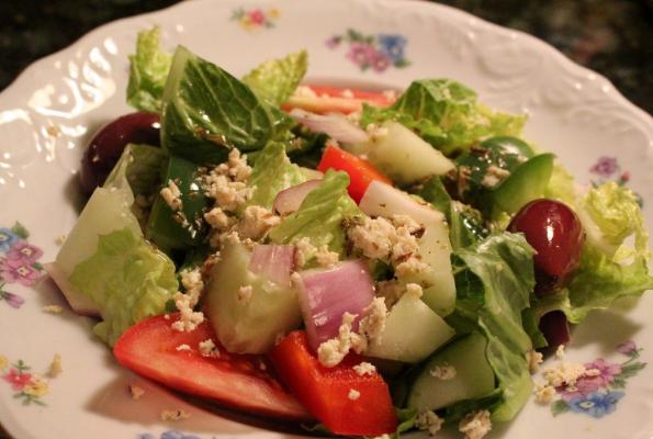 Greek Salad | VegWeb.com, The World's Largest Collection of Vegetarian ...