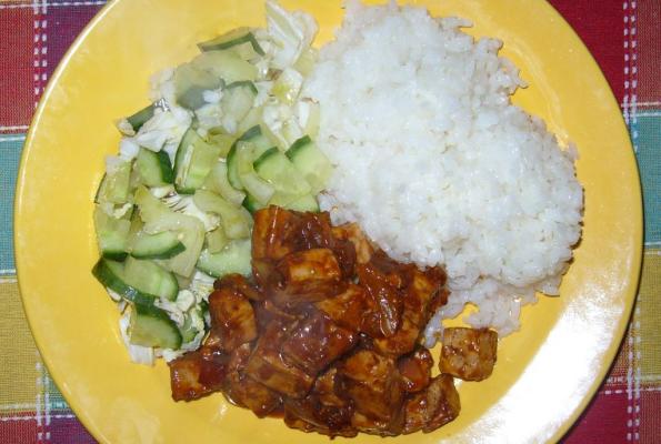 BBQ Tofu Cubes | VegWeb.com, The World's Largest Collection of ...