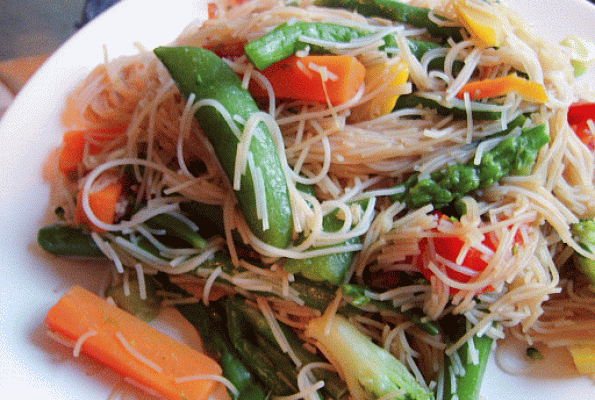 Tofu With Rice Noodles | VegWeb.com, The World's Largest Collection of